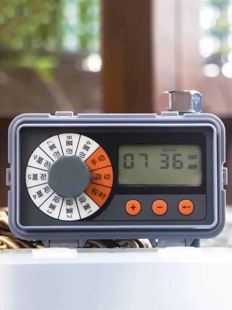 

Outdoor Watering Digital Programmable Single Outlet Automatic Dehydration Faucet Outdoor Hose Timer With Rain Delay And Manual