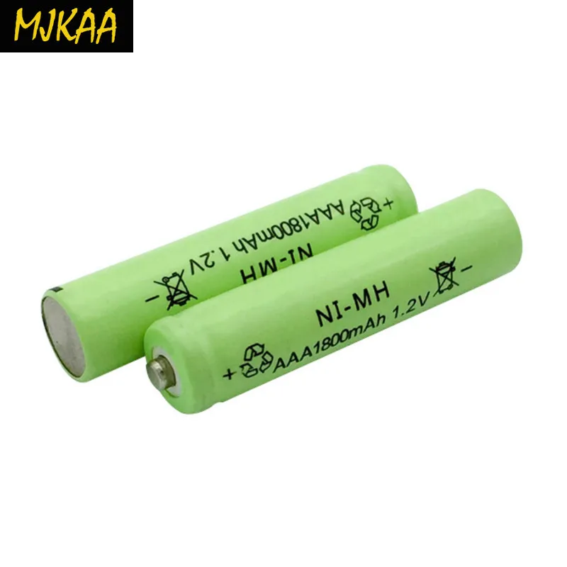 AAA 1 2 v NIMH батарея 3A 1800mah aaa перезаряжаемые ni mh батареи|Перезаряжаемые батареи| |