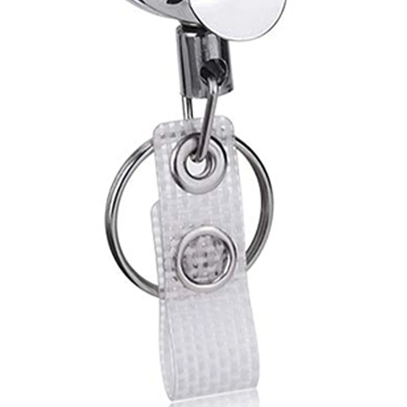 

8 Pcs Badge Holder Reel Clip Retractable for Name Card Keychain - Belt Clip, 3 Pcs 4cm & 5 Pcs 3.2cm