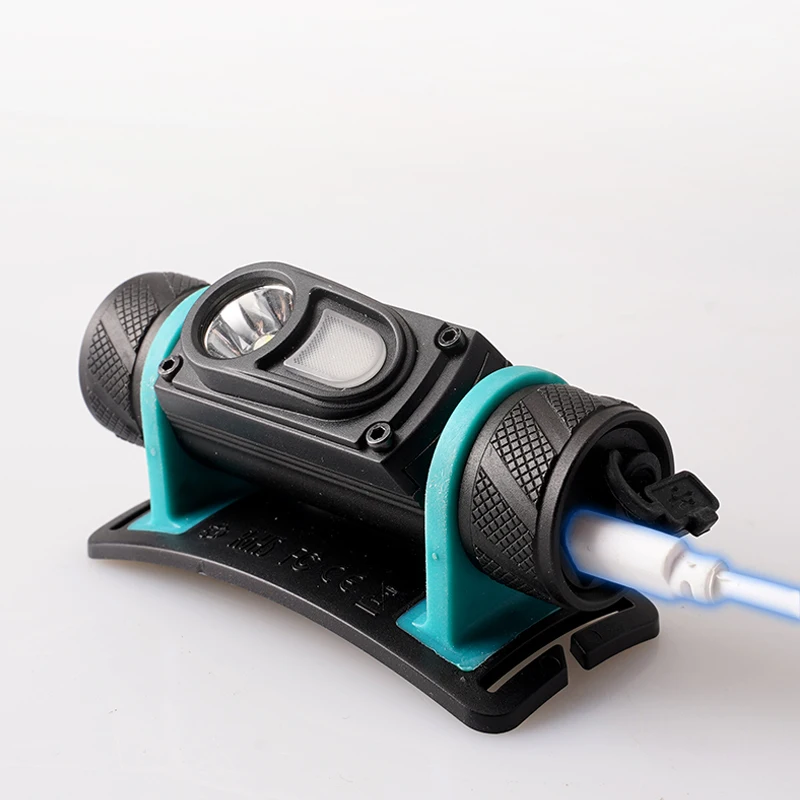 Купить Ультраяркий светодиодный налобный фонарь H1 с USB-зарядкой, 1200 лм, IP68, водонепроницаемый налобный фонарь, фонарь для наружного кемпинга, бега