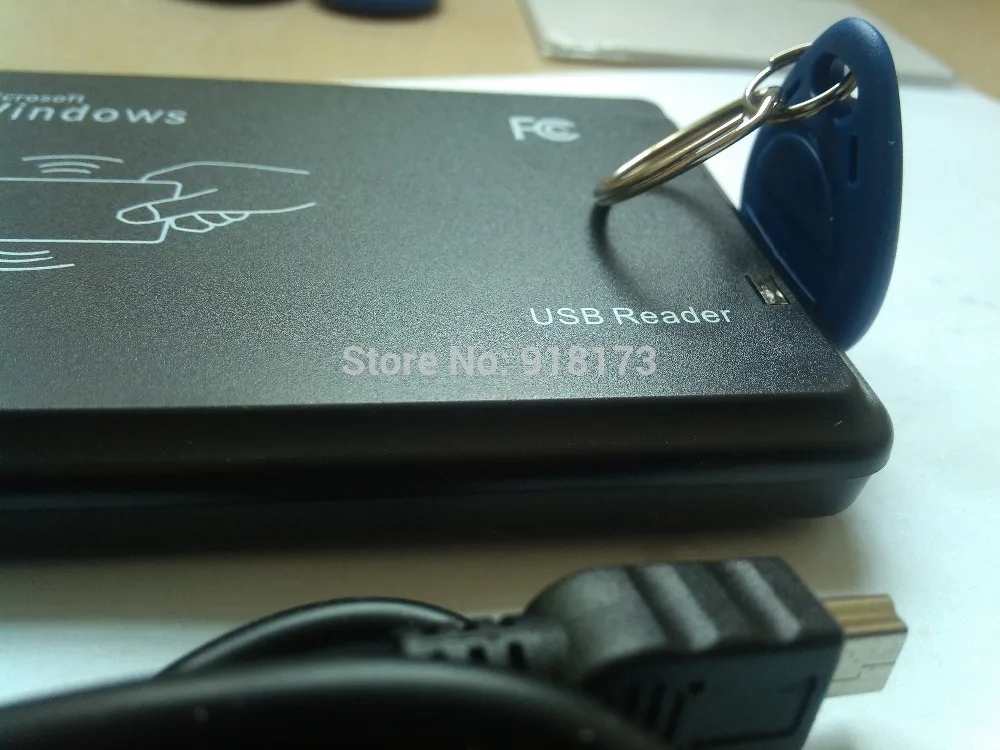 13 56 МГц Черный USB-датчик приближения умная карта rfid NFC IC-ридер 14443A с USB-кабелем