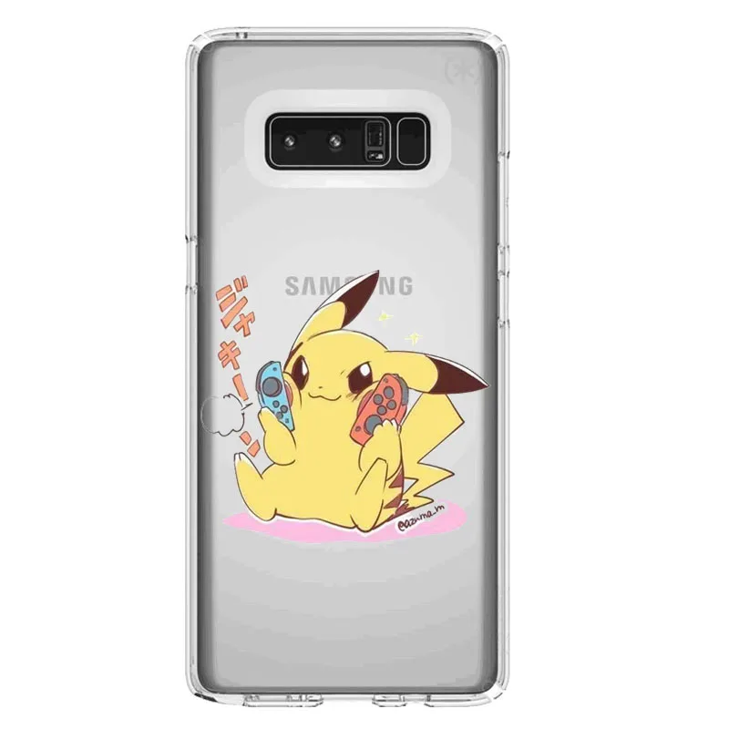Stylish and cute pokemons Pikachus funny naruto Soft SiliconeTPU Phone Case For Samsung 2018A6 S10 S10LITE S8 S9 S9PIUS S7EDGE | Мобильные