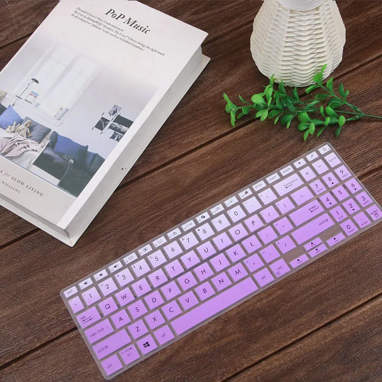 Силиконовая защита для клавиатуры ноутбука кожного покрова ASUS Zenbook флип 15 Q507IQ Q507