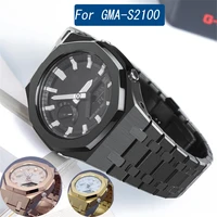 diy metal watch casestrap for gma s2100 watch band bezel replacement gmas2100 modification kit accessories 3rd third generation