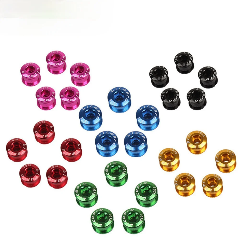 

5Pcs/Lot Litepro MTB Mountain Bicycle Single Bolts Crankset Screw Road Bike Disc Snail for Chainwheel Parts Accessory Bike Parts