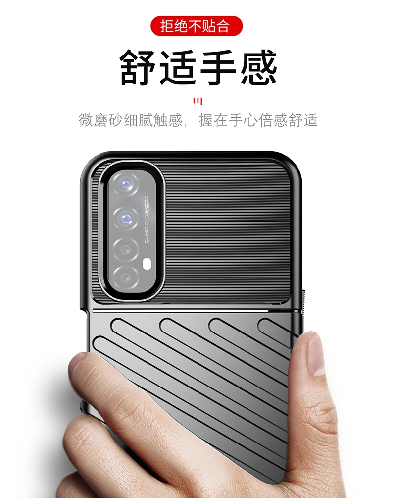 rugged fiber shield cover for oppo realme narzo 30 case full cover back case for oppo realme narzo 30 case for realme narzo 30 free global shipping