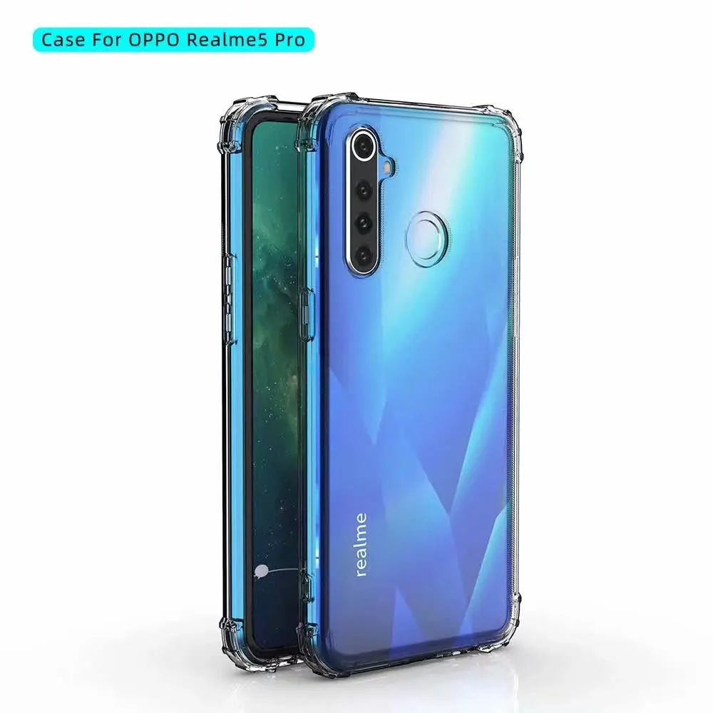 Airbag DropProof Anti-shock Armor Case for oppo realme X K3 C2 5 Pro Q Reno 2 2Z 2F A9 2020 A11X A1K Cover TPU Soft Phone |