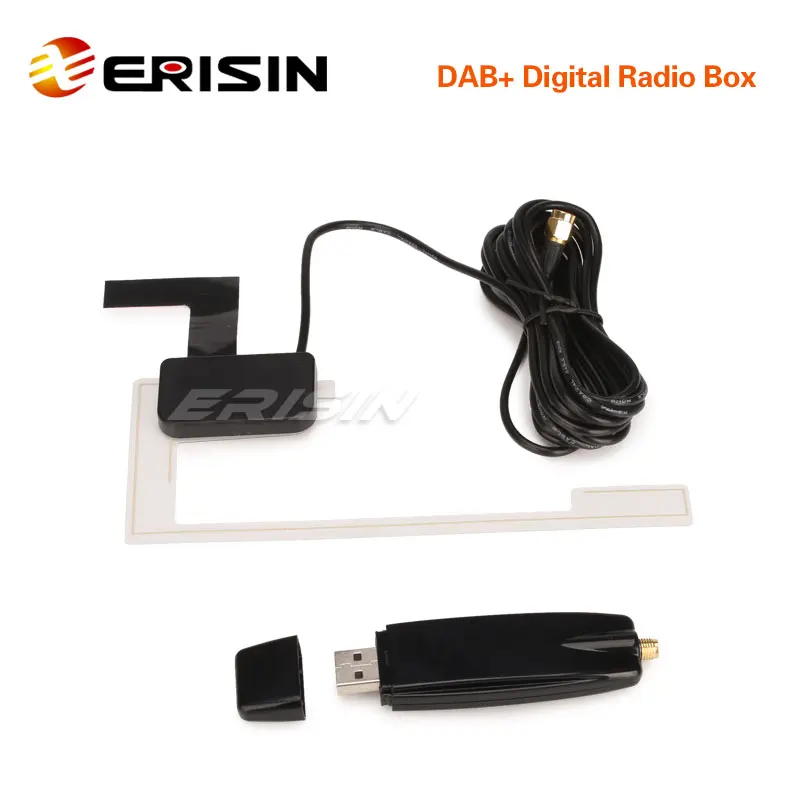 Erisin ES353 DAB + Цифровая Автомобильная Радио коробка усиленная антенна для Android 5 1/6 0/7