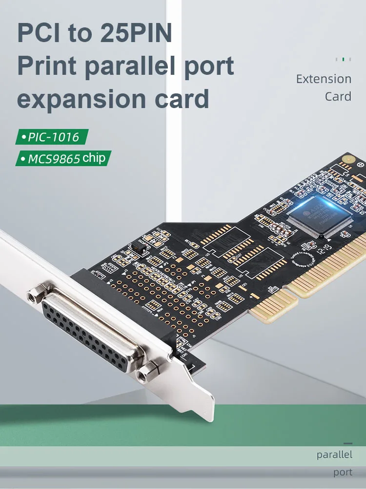 

PCI To Parallel LPT 25pin DB25 Printer Port Controller Expansion Card Adapter For Desktop PC Computer Accessories