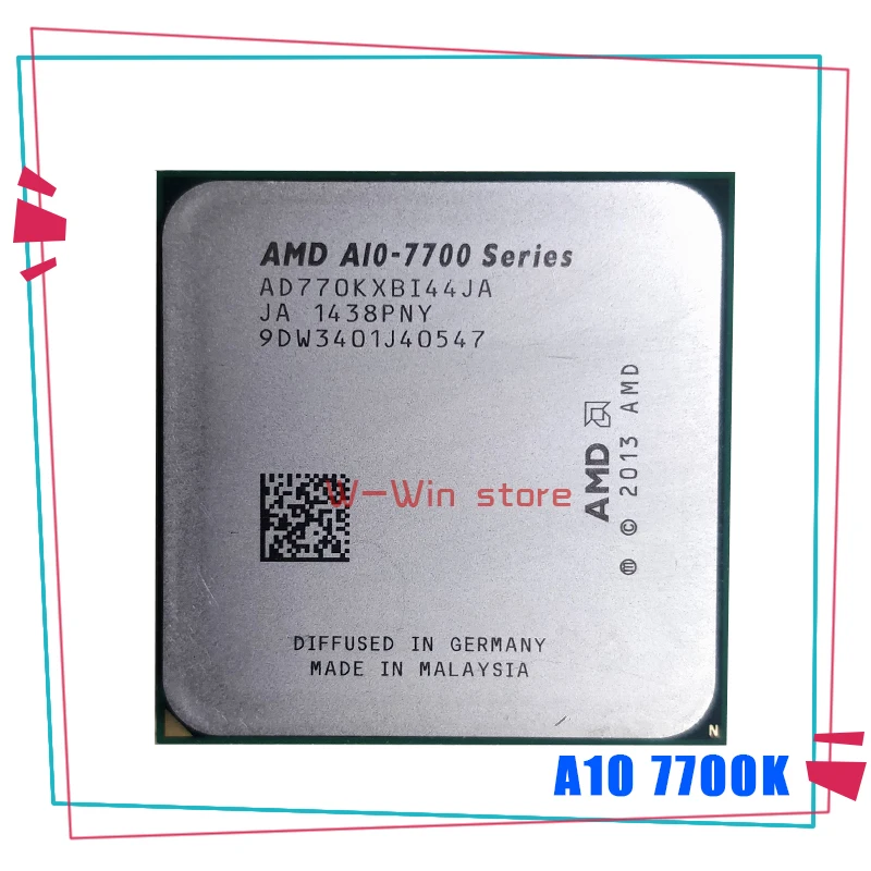 AMD A10 Series 7700K 7700 3 4 ГГц Quad Core Процессор процессор AD770KXBI44JA гнездо FM2 +|Процессоры| |
