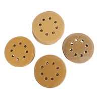 60 pieces 8 holes sanding discs 5 inch dustless hook and loop sander paper 10 each of 60 80 120 180 240 320 grits