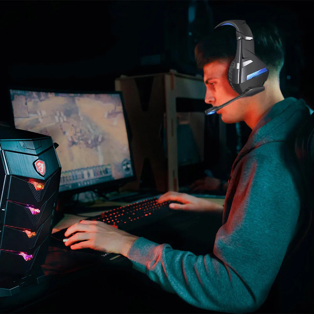 2021 Новый A2 игровая гарнитура Hi Fi стерео 7 1 виртуального объемного бас с