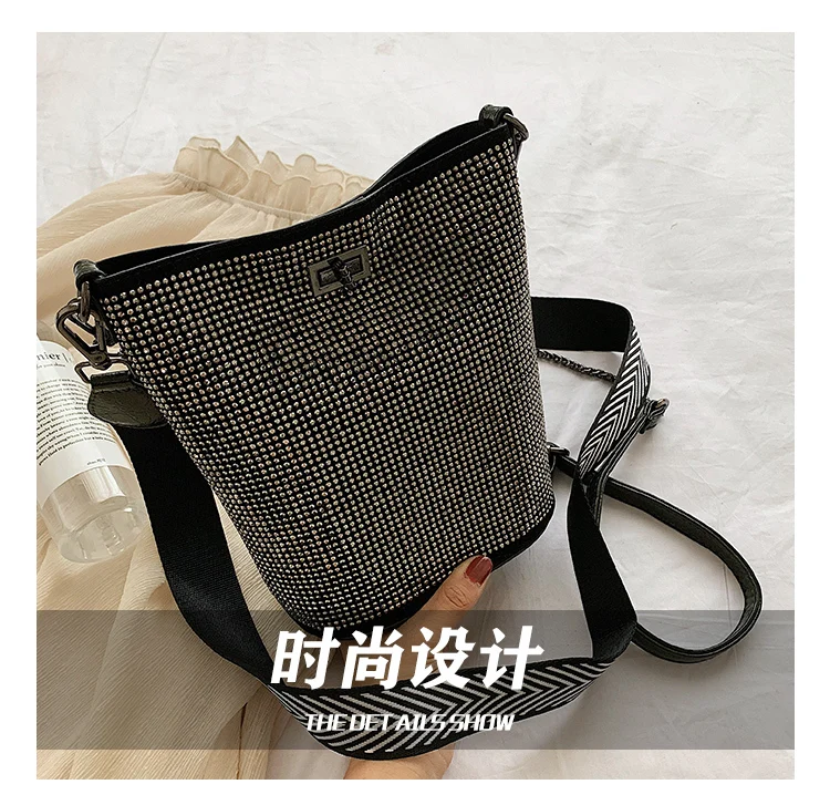 Bolsos Mujer ограниченная сумка-ведро из полиуретана и полиэстера Rismit Весна Лето Новая женская элегантная сумка с двойным ремешком с фосфором