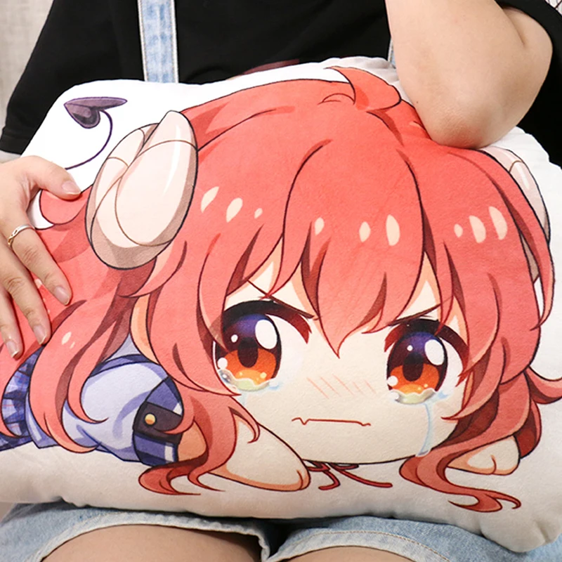 Аниме Machikado Mazoku Yoshida Yuko Косплей Кукла Плюшевая плюшевая подушечка диванная подушка игрушка двойной размер с принтом