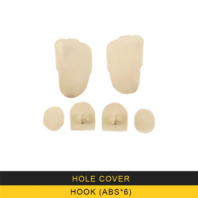 Hole cover-Hook Для Toyota Land Cruiser 200- автомобильный Стайлинг отверстие накладка рамка наклейка интерьерные аксессуары - Название цвета: Hole cover-Hook