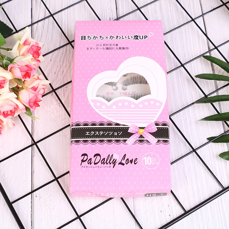 10 пар натуральные инструменты для макияжа без клея черные длинные Редкие