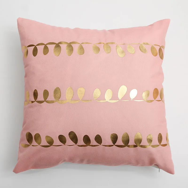 43x43 см для ухода за ребенком мам розовый бронзовая подушка крышка Роскошная