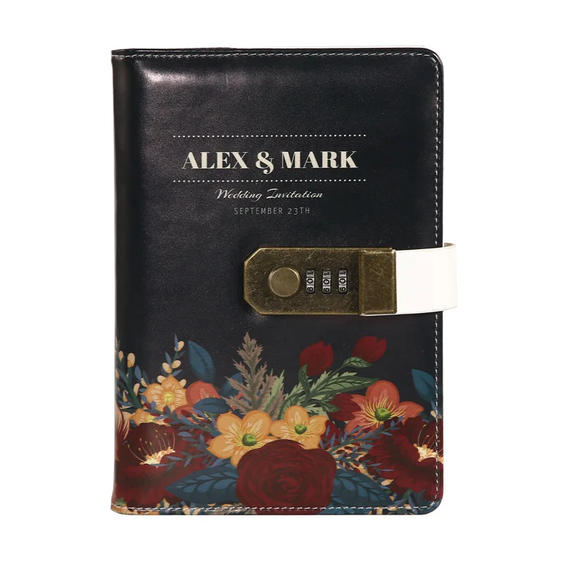 Блокнот А5 из искусственной кожи с блокировкой записная книжка и дневник в стиле