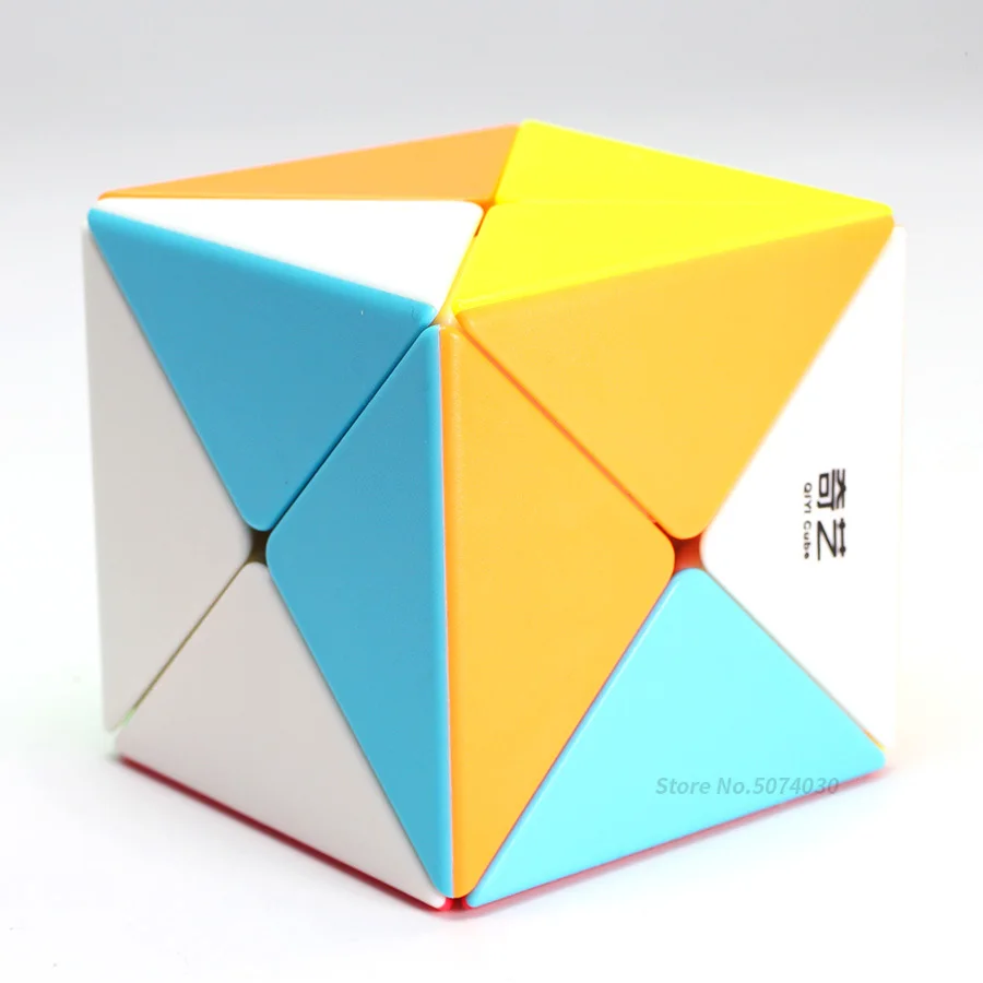 Кубик Qiyi Xcube 2x2 X кубик Cubo Magico без наклеек пазл-спекаль развивающая игрушка
