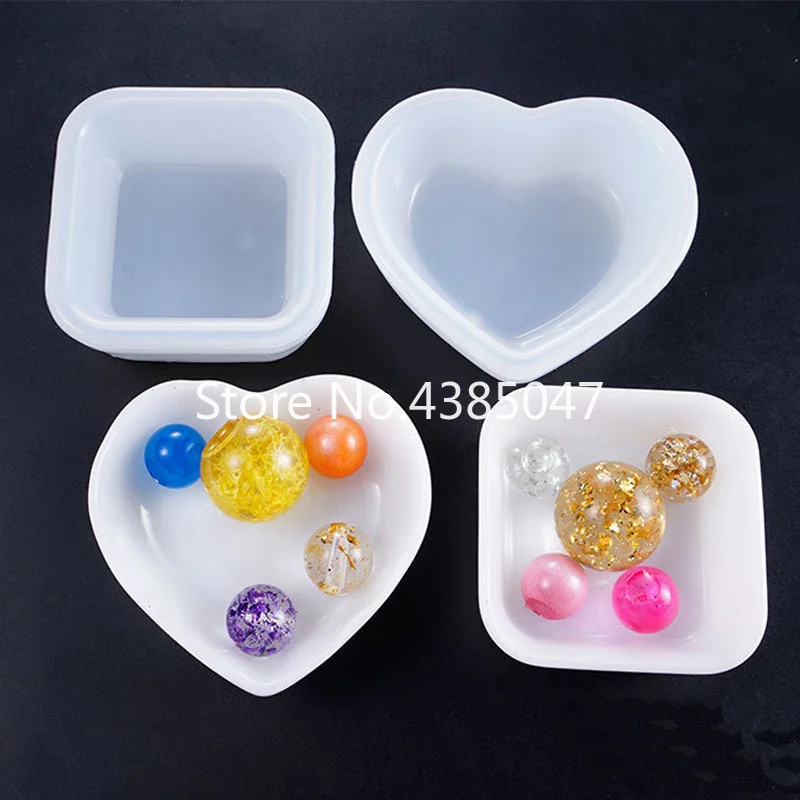 1 шт. силиконовая форма для ювелирных изделий в форме сердца|Инструменты и