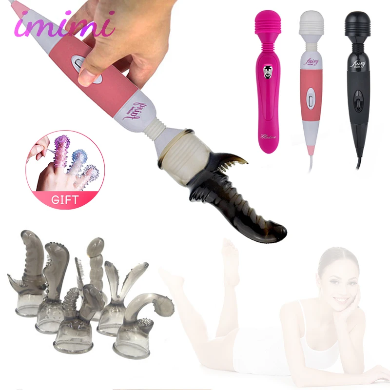 Женская киска AV вибратор Стимуляция клитора многоскоростная палочка массажер