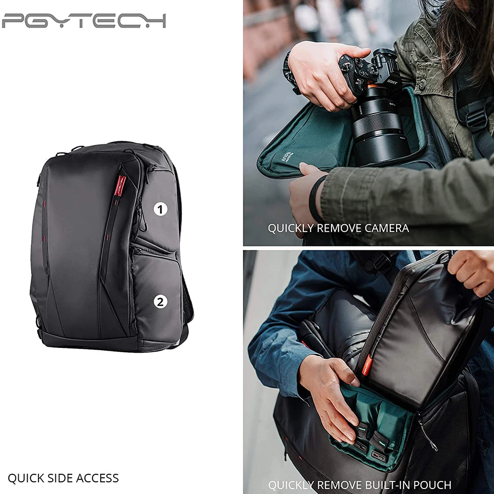 Водонепроницаемый рюкзак PGYTECH Onemo 25L для камеры и дрона Canon/Dji Mavic 3/Mini 3 Pro /Mini 2