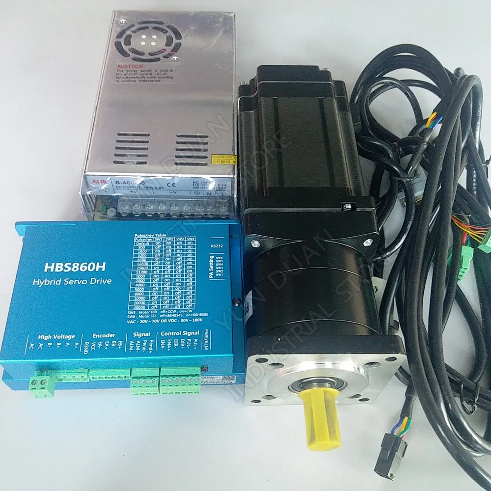 Драйвер шагового двигателя с замкнутым контуром 3 Нм Nema23 57 мм охлаждающим