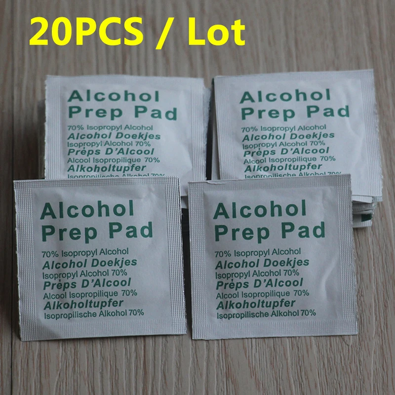 20 шт./лот влажная упаковка для спирта электронный экран объектив камеры