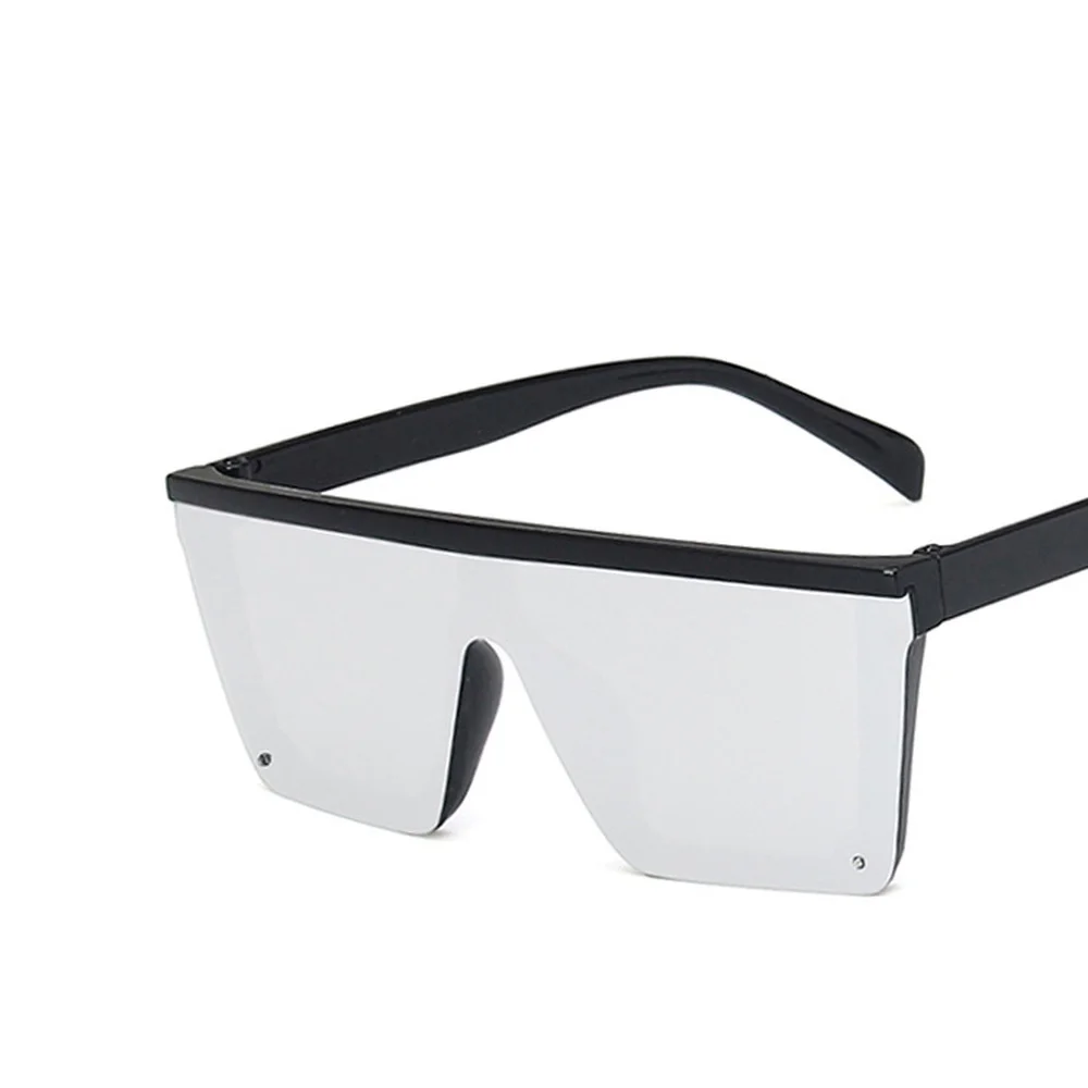 

Flat Top Square Oversized Children Sunglasses For Boys Girls Gradient Lens Eyeglasses Baby Kids Child Big Frame One Piece Goggle