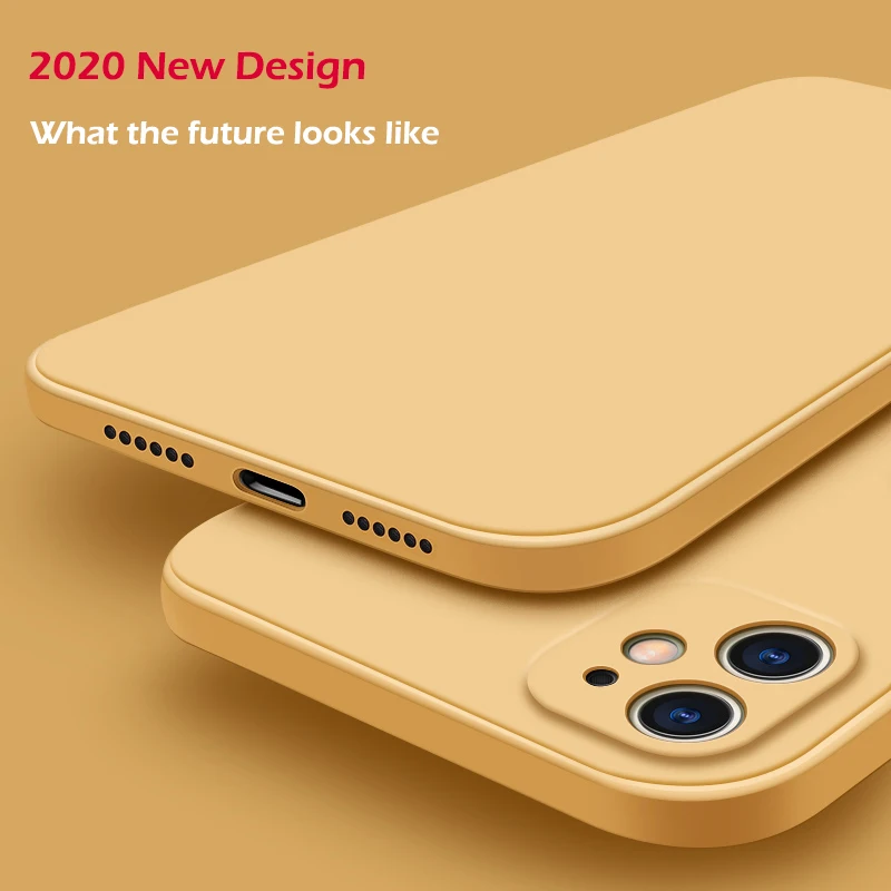 Новый Официальный чехол из жидкого силикона для iPhone 11 Pro Max 12 Оригинальный XR XS X 7 8 6S