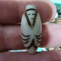 10pcslot chinese classic carving model old man white jade bead wholesale ancient cultural collection gzi yellow smoky crystal