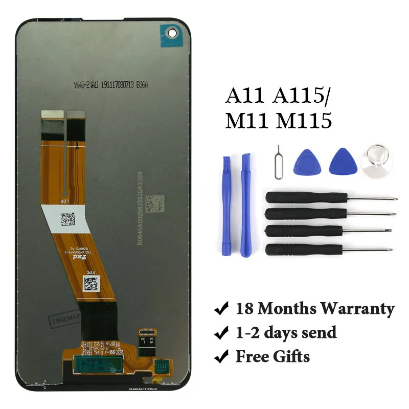 

100% teset для A11 A115 ЖК-дисплей для Мобильный телефон экран замена дигитайзера в сборе для A11 lcd