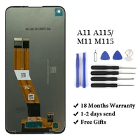 100 teset for a11 a115 lcd display for mobile phone screen replacement digitizer screen assambly for a11 lcd
