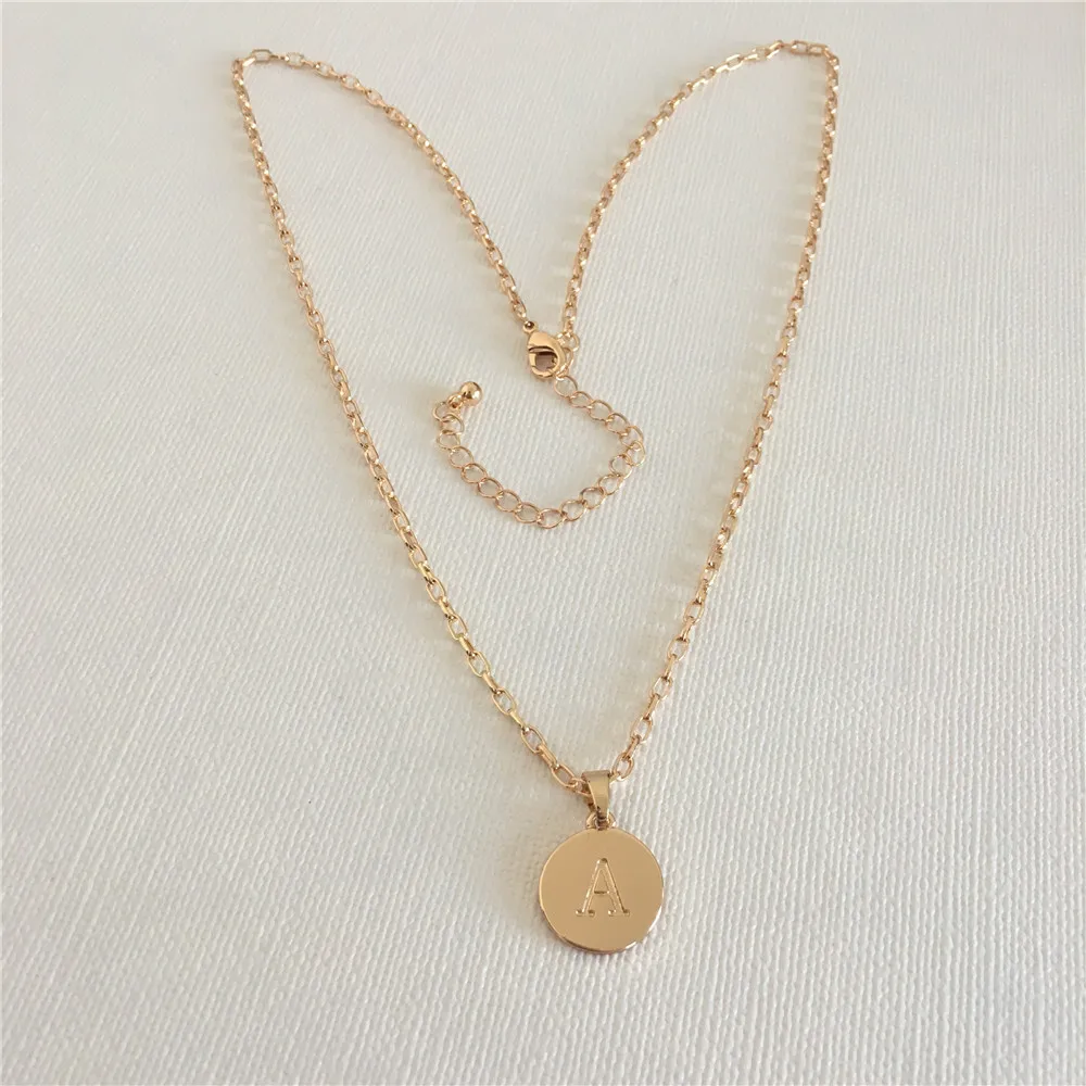 Изящный прозрачный камень вокруг черной эмали круглый диск кулон длинное