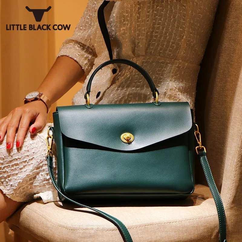 Винтажная женская сумка мессенджер саквояж на плечо из высококачественной