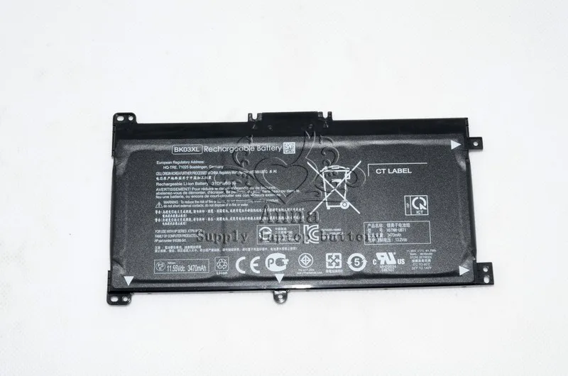 JIGU HSTNN-UB7G UB7G BK03XL TPN-W125 Original New Laptop Battery For HP Pavilion 14-ba001ns x360 14-ba000 11.55V 41.7WH | Компьютеры и