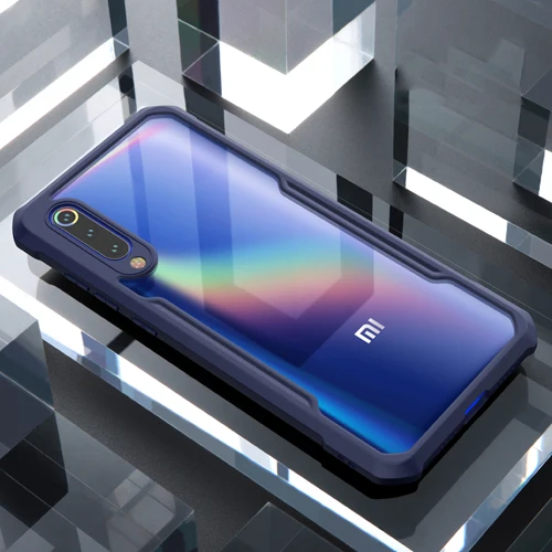Dark Blue-No ring Для Xiaomi mi 9 чехол Xundd роскошные подушки безопасности противоударный задний Прозрачный чехол для mi 9 Lite чехол для CC9 чехол для mi 9 Pro чехол - Цвет: Dark Blue-No ring