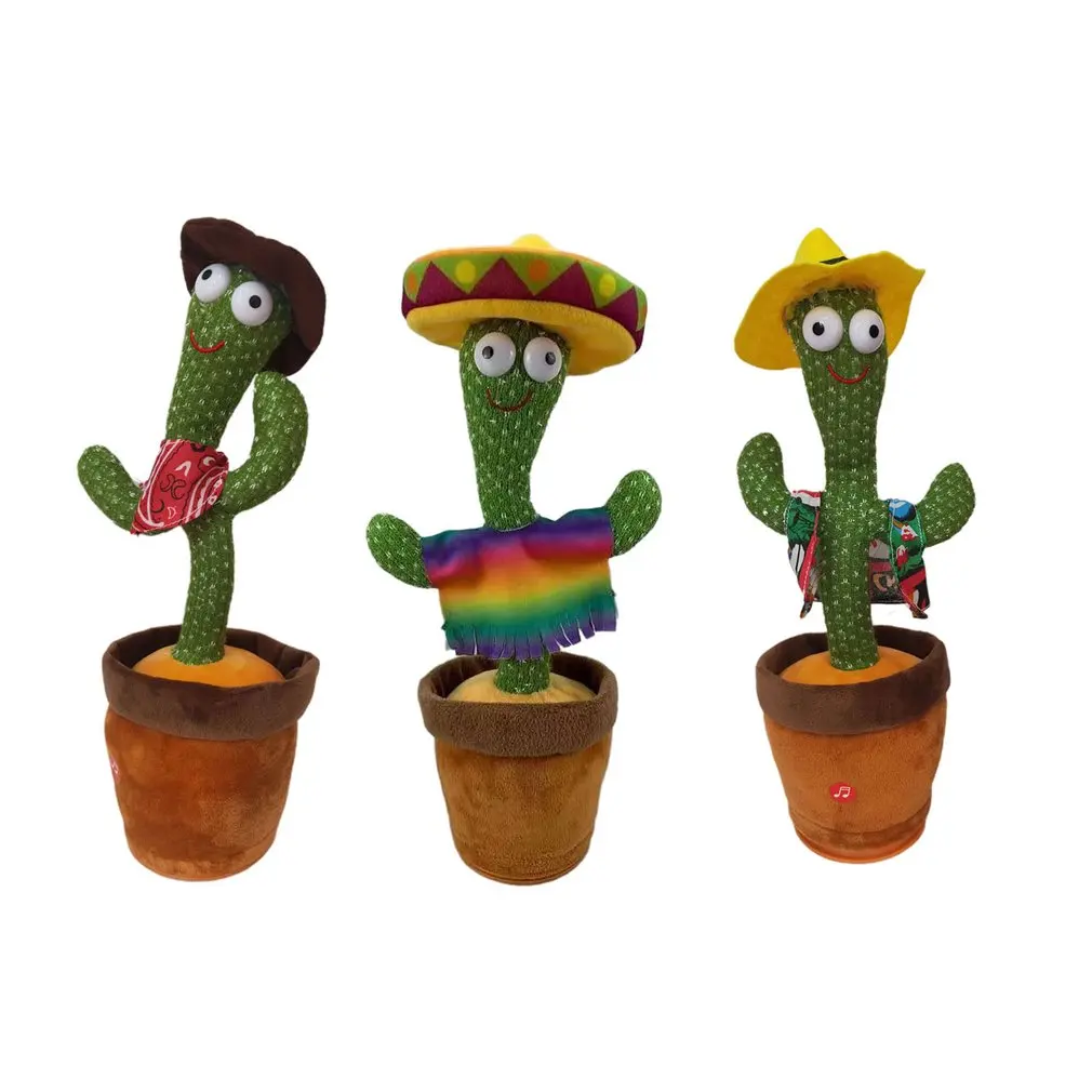 

Shaking Dancing Cactus Twisting The Body With The Song Plush Toys Electronic Stuffed Animals For Children Girls Boys Baby