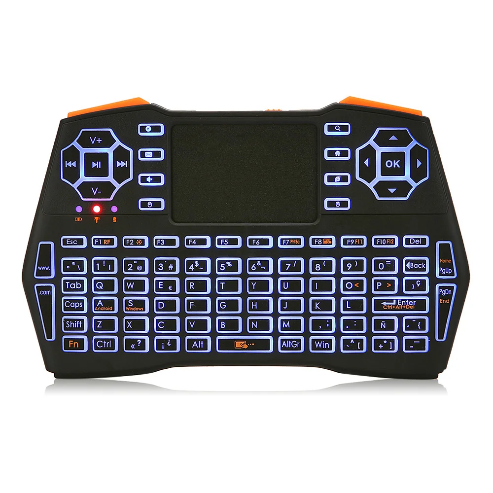 2 4 г воздушная мышь с аккумулятором трехцветная Подсветка мини Беспроводной