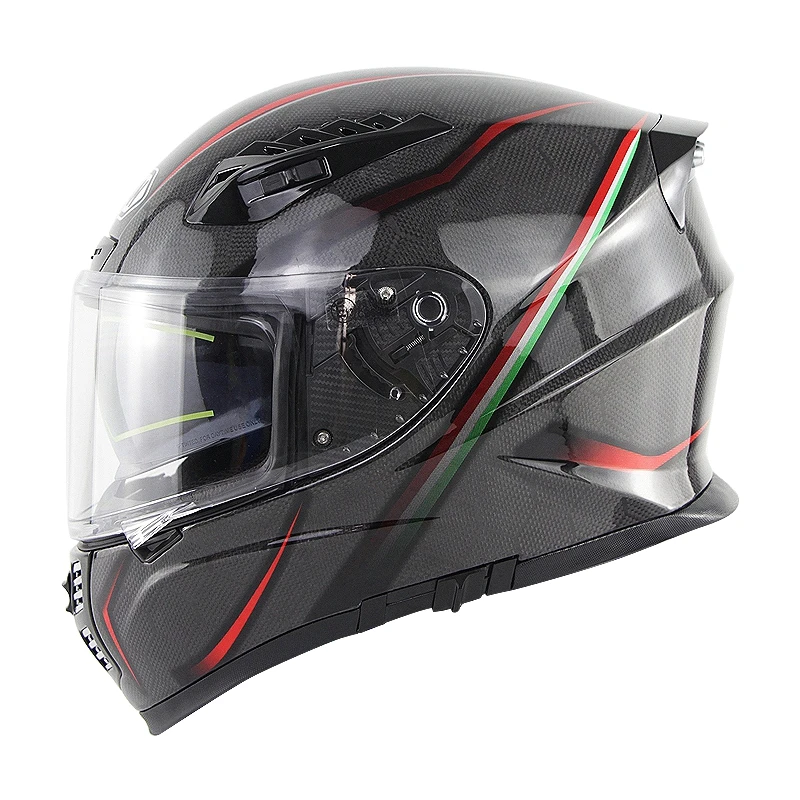 Оригинальный мотоциклетный шлем из углеродного волокна для мотокросса