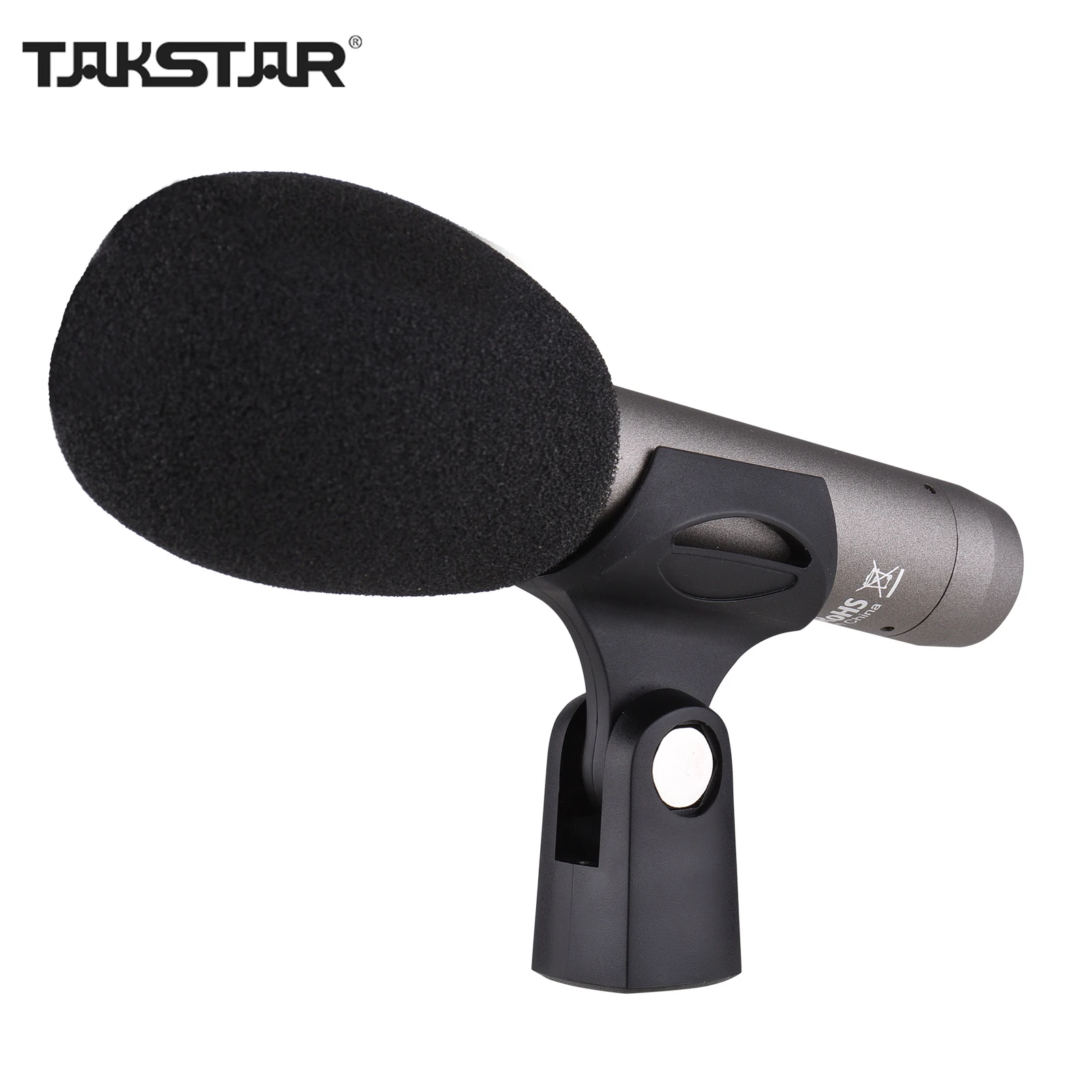 

TAKSTAR CM-60 Professional Condenser Microphone XLR Cardioid Mic 48V Phantom Power Supply Studio Recording Broadcasting Stage