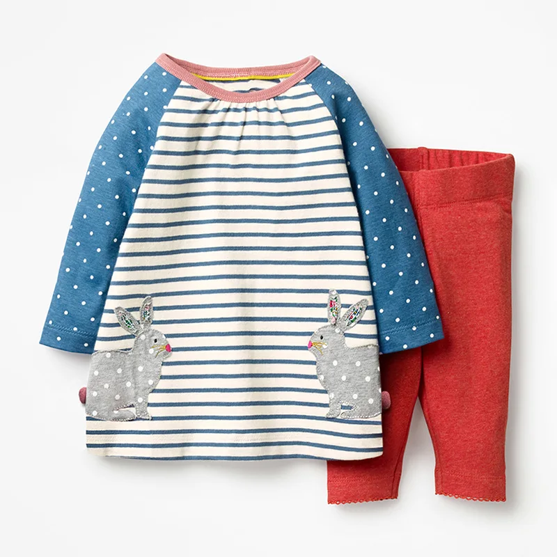 Little maven 2-7Years Осень Хлопок Дети Малышей Девочка Комплект Одежды детская Осень Бутик Наряды Комплекты Одежды Для Девочек