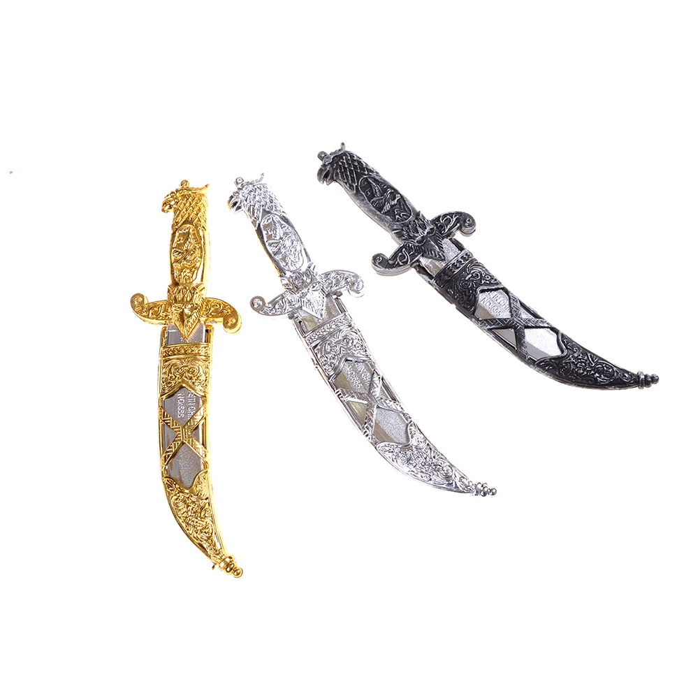 

New Plastic Swords DIY Party Supplies Halloween Toy Sword Small Phoenix Knife Toy Pirates Dagger for Kids 22*6cm Random Color