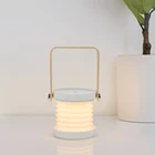 Складсветильник светодиодный ночник с сенсорным управлением, портативный фонарь с диммером и зарядкой от USB, настольная лампа для кемпинга, подарок для детей