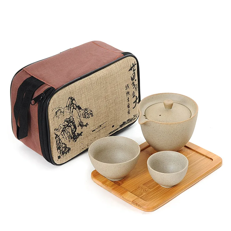 Керамический чайник Портативный чайный набор для путешествий портативный