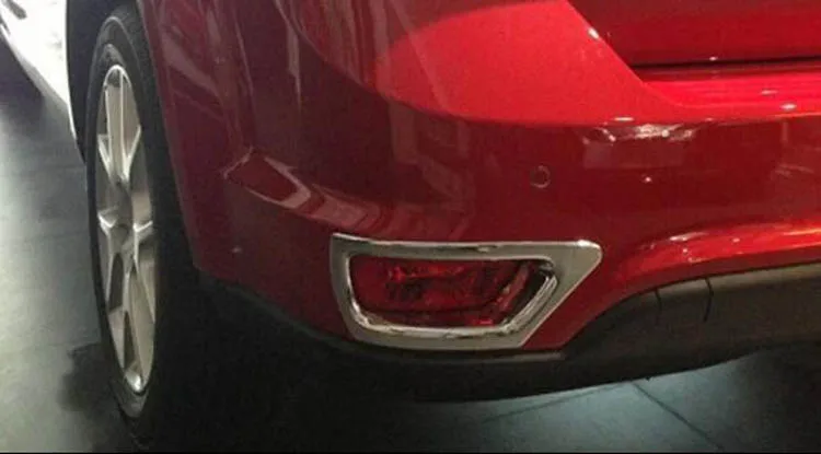 Передняя Задняя противотуманная фара хромированная накладка Чехлы для