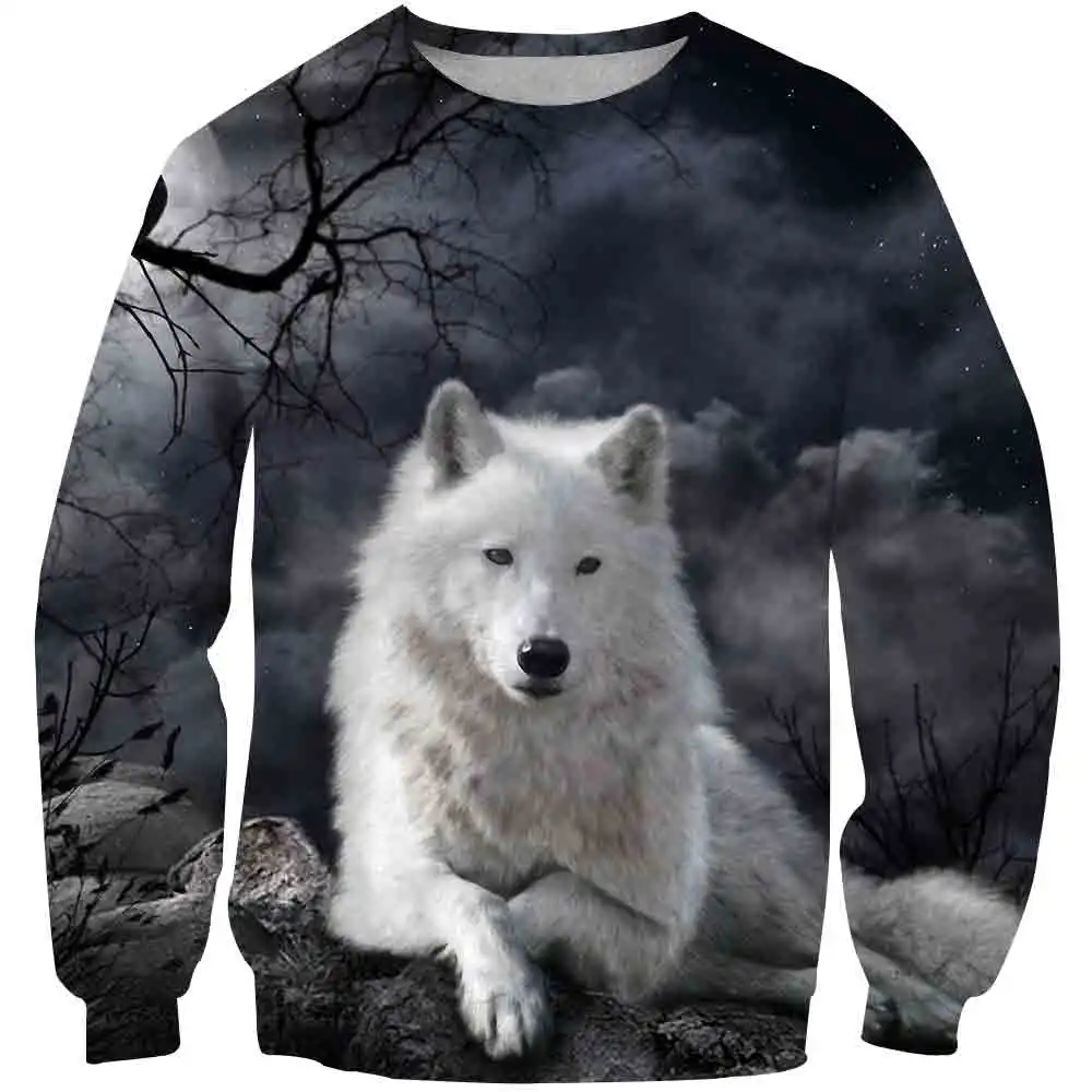 

Cool Wolf Boys Girls Hoodie Sweatshirt Boys Teen Baby Boys Hoodie 3D Printing Toddler Clothes Crew Neck Pullover Fall