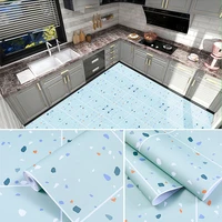 modern thickened pvc floor sticker self adhesive paper waterproof and wear resistant toilet kitchen floor renovation wallpaper