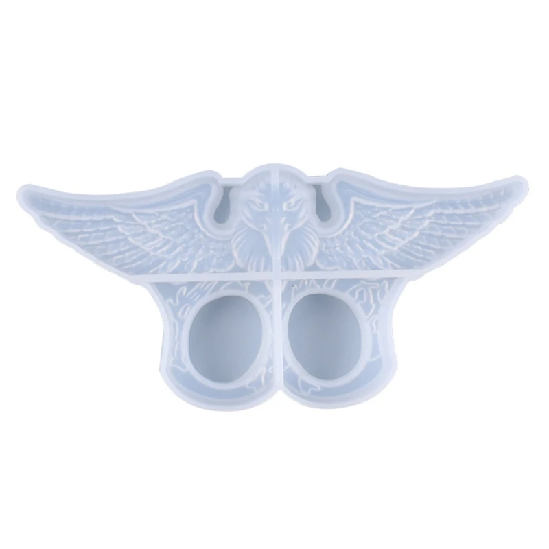 

L5YD Eagle Keychain Crystal Epoxy Resin Mold Jewelry Necklace Pendant Silicone Mould
