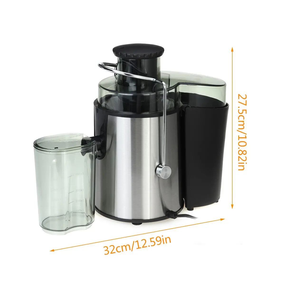 

1000W 2 Speed Stainless Steel Juicers Electric Juice Extractor Household Fruit Vegetables Drinking Machine for Home Kitchen